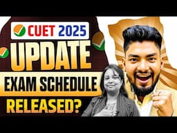 CUET 2025: BIGGEST UPDATE 🚨 CUET EXAM DATESHEET RELEASED??😱