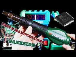 PARKSIDE STAZIONE ARIA CALDA SALDATURA SMD test manutenzione funzionamento potenziometro