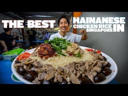 BEST HAINANESE CHICKEN RICE IN SINGAPORE! | 20 Servings of My Favorite Chicken Rice in the World!