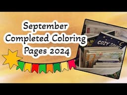 September Completed Coloring Pages 2024