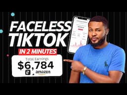 How to Generate PROFITABLE Faceless TikTok Videos in 2 Minutes | Make Money Online