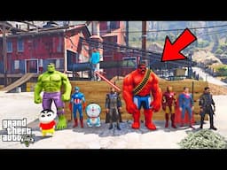 Franklin And Shinchan Play Hide & Seek With all Avengers or Winner Got Price IN GTA V