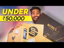 [JULY] TOP 6 BEST LAPTOP UNDER 50000 🔥 My favorite laptops in 8 mins⚡ HP | Asus | Dell