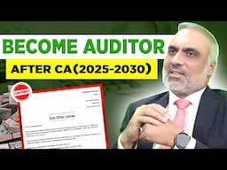 Become Auditor with CA | Jobs, Scope, Opportunities & Complete Guidance by Rana Usman Khan FCA