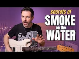 SMOKE on the WATER - guitar lesson & Breakdown (Deep Purple)