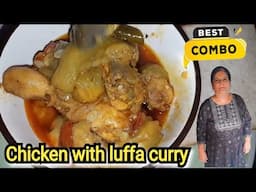 How I cook Chicken with luffa/tharoi curry.A NEW RECIPE YOU MUST TRY. #curry #luffa  18/11/2024