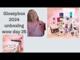 Unboxing Glossybox beauty advent calendar 2024 is it worth it? A fabulous day 25