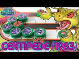 Centipede (1983) by MB Games - 80's Retro Arcade Vintage Board Game Review - Atari