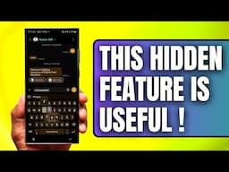 This Feature is HIDDEN from you ! All Samsung Galaxy Phones !