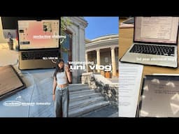 UNI VLOG 💻⭒˚☕️ productive day in my life, 3rd year engineering, studying