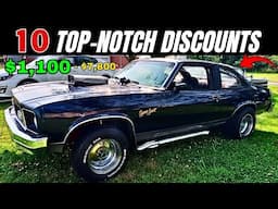 10 Classic Cars from $1,100 to $7,800!