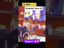 Ya Allah 💖😲  Greatest Save by Real Hero girl👏😘#Allah #shorts #respect