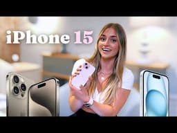 iPHONE 15/15 PRO | new colours, action button, dynamic island...