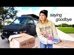 A final goodbye to van life (moving into the truck camper)