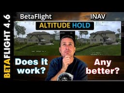 Betaflight 4.6 Altitude HOLD [preview]