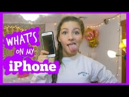 What's On My iPhone 2016! + How to Screen Record Your iPhone