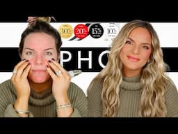 GET READY WITH ME USING MY SEPHORA SALE RECOMMENDATIONS | Casey Holmes