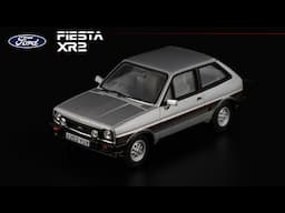 Малокалиберная зажигалка Ford Fiesta XR2 1981 • Vanguards • Масштабные модели автомобилей 1980х 1:43