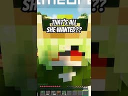 Is that all she wanted?? #minecraft