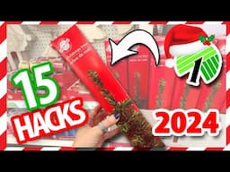 🎄Grab $1 CHRISTMAS TREES from Dollar Tree!! *ALL NEW HACKS & DIYs* 2024