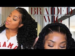 REALISTIC BRAIDED FRONTAL WIG INSTALL | No Stylist Needed ft. Ali Pearl Hair