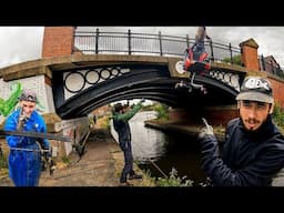 Ils balancent tout d'en haut du pont ! Pêche à l'aimant à Liverpool