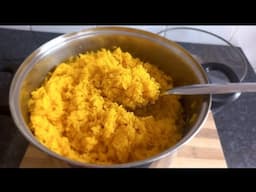 Easy yellow rice recipe | Turmeric rice | How to make a yellow rice