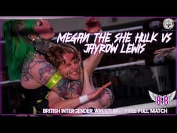 The Jester Jayrow Lewis battles Megan "The She Hulk" | British Intergender Wrestling