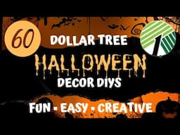 60 *Must See* Dollar Tree Halloween Decor DIYs •Fun, Easy & Budget Friendly Craft Ideas Compilation