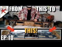 DIY Restore Rusty Chrome Bumpers for under $100  | EP10 RUSTORATIONS 1972 Chevy Nova