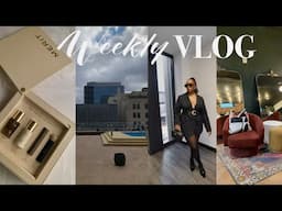 WEEKLY VLOG! ATLANTA TRIP | NEW RECIPES | NEW HAIR | COFFE SHOPS | NEW SKINCARE | WORKING A 9-5 ERA!