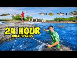 24 HOUR MULTI SPECIES 2v2 FISHING CHALLENGE! (MOST INCHES WINS)