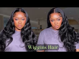 BEAUTIFUL 13x4 HD FRONTAL BODY WAVE WIG INSTALL/ BEGINNERS FRIENDLY FT WIGGINS HAIR🥰🥰🥰