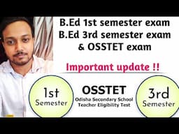 Preparation start କରିଦିଅ _ Semester exams ସହିତ OSSTET ପାଇଁ || Opportunity month -January 🎯