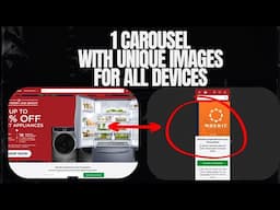 One carousel with unique images for different screen sizes.