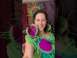 Crochet Halloween Costume- Venus Fly Trap!