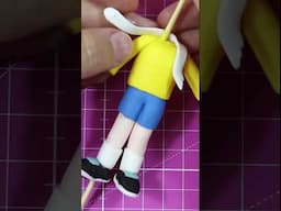 Nobita in Pasta di Zucchero   Cake Topper #Shorts ita