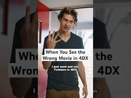 When You See the Wrong Movie in 4DX #comedy #movies #4dx