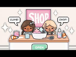 MY DAUGHTER OPENS A SECRET SLIME SHOP 😳 | WITH VOICE 📢 | TOCA LIFE WORLD ROLEPLAY