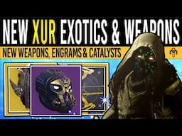 Destiny 2: RARE ARTIFICE ARMOR & XUR'S WEAPONS! 69 Roll, Catalysts, Exotics & Class Items (22nd Nov)