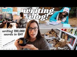 WRITING 30,000 WORDS | month 1 of the #100KQ4 challenge! 🍁🍂