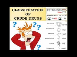 Classification of Crude Drugs