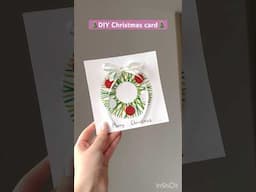 Cute DIY Christmas card🎄💗