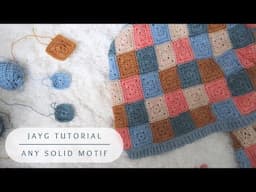 Join As You Go - Any Solid Motif - Sass & Stitch