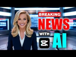 Create Ai News Channel with Capcut in Just 4 min | 100% Free Ai video Generator