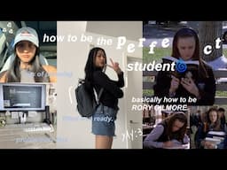 BECOMING THE "PERFECT" STUDENT✮📓(back to school vlog, tips to being THAT student, prepping for uni)