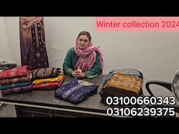 winter collection 2024 Reasonable prices stitched and unstitched collection