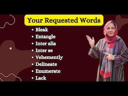 Your requested words