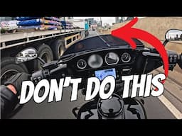 How To Ride A Harley Davidson Briskly In Traffic... (and not die)