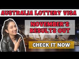 Australia lottery visa results out for NOV